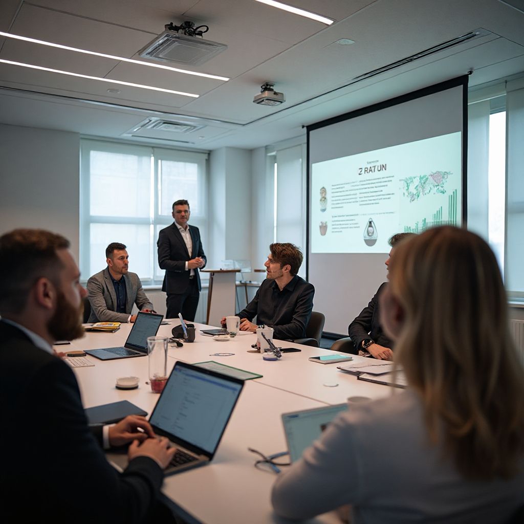 Corporate training session